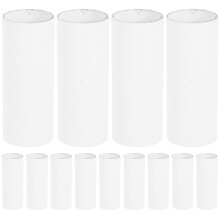 Wsteer 20pcs Craft Rolls Creative Fun Diy Cardboard Tubes (White)
