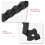 Black Carbon Steel Barn Door Handle Heavy Duty Rustic Metal Pull 9