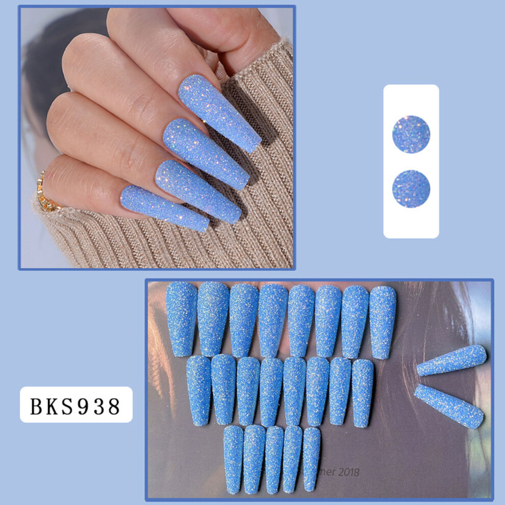 Dachuang Beauty Blue Trendy Nail Art Pieces For Beginners