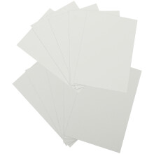 10Pcs White Sublimation Aluminum Blank Boards for DIY Photo Frames