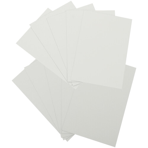 10Pcs White Sublimation Aluminum Blank Boards for DIY Photo Frames