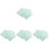 400Pcs Lightweight Adhesive Makeup Hand Palettes for Liquid Foundation 1