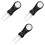 3St Zwart Plastic Handvat Divot Tool Golf Fork Trainer 3