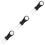 3St Zwart Plastic Handvat Divot Tool Golf Fork Trainer 5