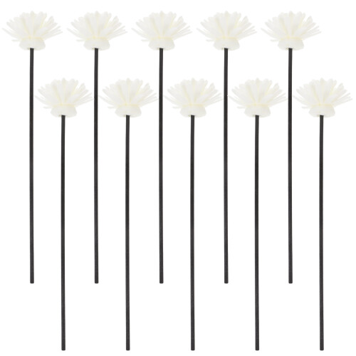 10Pièces Bâtons Diffuseur Polyester Noir Décor Maison