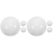 6St Witte Resin Roulette Game Wheel Beads Voor Huis En Festival
