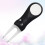 3St Zwart Plastic Handvat Divot Tool Golf Fork Trainer 11