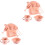 2Sets Child Tableware Storage Box Safe PP Fiber Kitchen Food Box 3