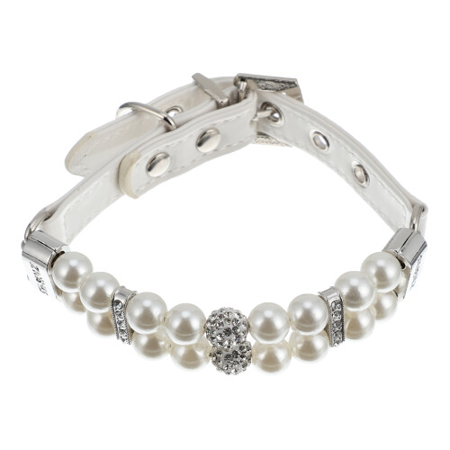 3St Parel Halsband En Met Leash