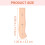 Handle Replacement Kit Wooden Beige Non-Slip 1 Set 2