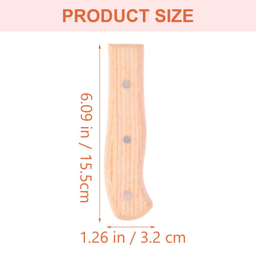 Handle Replacement Kit Wooden Beige Non-Slip 1 Set 1