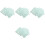 400Pcs Lightweight Adhesive Makeup Hand Palettes for Liquid Foundation 2