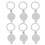 6 Pcs Cover Travel Door Lock Latch Protector Peephole White 9