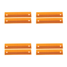 8St Veiligheidsreflector Acryl Voor Weggeleiders En Guardrails