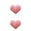 2Pcs Pink Heart Car Perfume Clip Solid Aromatherapy Diffuser Decor 4
