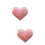 2Pcs Pink Heart Car Perfume Clip Solid Aromatherapy Diffuser Decor 6