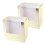 2Pcs Golden Hat Travel Case with Window Foldable Paper Hat Storage Box 1