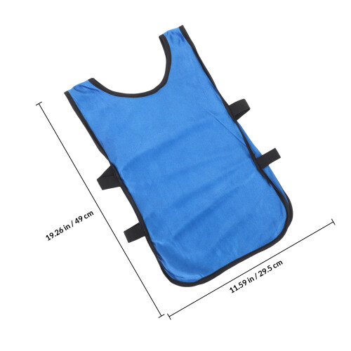 Worgeous Kids Sporting Goods Training Waistcoat Polyester 6pcs Blue 1