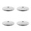 4Pièces Couvercle Argent Pour Machine À Boules Bonbons 1