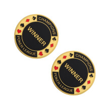 2St Vintage Metaal Poker Accessoire Souvenir Voor Verzamelaars