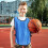 Worgeous Kids Sporting Goods Training Waistcoat Polyester 6pcs Blue 4