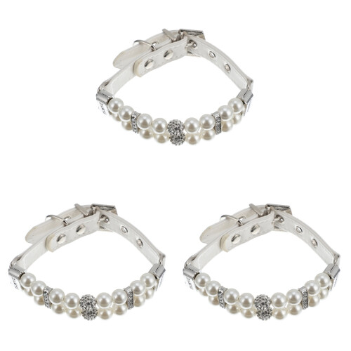 3St Parel Halsband En Met Leash 1