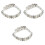 3St Parel Halsband En Met Leash 3