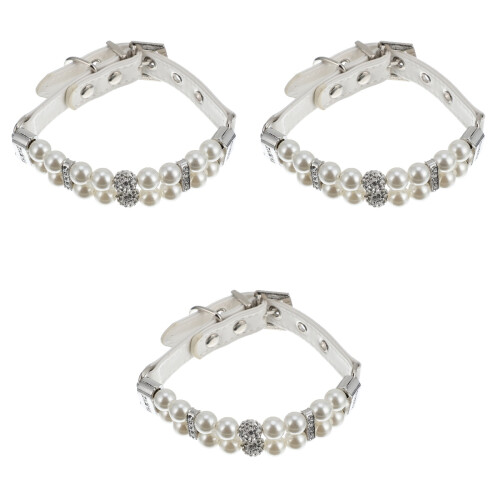 3St Parel Halsband En Met Leash 2