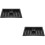 2St Compacte Zwarte Acryl Poker Chip Rek Voor Opslag 6