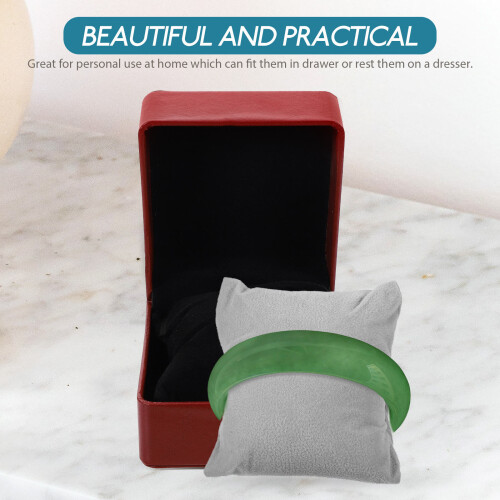 10pcs Watch Pillows For Box Grey Velvet Cushion Inserts 2