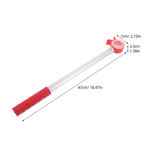 Red Aluminum Window Opener Pole for Easy Push Pull Awning Use 2