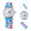 1St Cartoon Kinderhorloge Voetbal Design Multi Kunststof 9