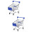 2St Donkerblauw Winkelwagen Speelgoed Creatief Kids Accessoire 7