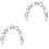 2Pièces Pour Sac À Main Blanche Style Rétro En Résine 3
