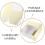 2Pcs Golden Hat Travel Case with Window Foldable Paper Hat Storage Box 8