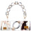 2Pièces Pour Sac À Main Blanche Style Rétro En Résine 10