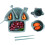 2Sets Child Compartment Bord Set PP Wolvezel Keukenbox 10