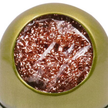 (Golden (full set)) Solder Iron Tip Cleaner with Holder & Steel Ball Mesh