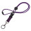 5St Paarse Polyester Lanyards Met Quick-Release En Badgehouder 2