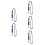 5St Paarse Polyester Lanyards Met Quick-Release En Badgehouder 6
