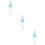 3St Draagbare Silicone Babyvoedingslepel Met 9