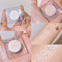 (Monochrome eyeshadow-Weaver Girl) Shiny Galaxy Loose Eye Shadow Flashing Highlight