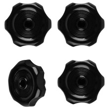 (Black 1 inch 13g) Poignée de Ventilation RV - Plastique Durable (3 Couleurs)