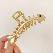 (Fishbone Grab) Pearl Tassel Hairpin - Stylish Clip for Women