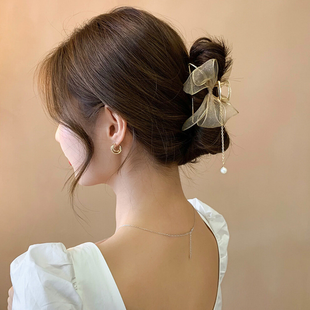 Roc-Electron (Lace Grip) Pearl Tassel Hairpin - Stylish & Durable