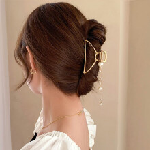 (Pearl Tassel Grip) Pearl Tassel Hairpin - Stylish Clip for Women