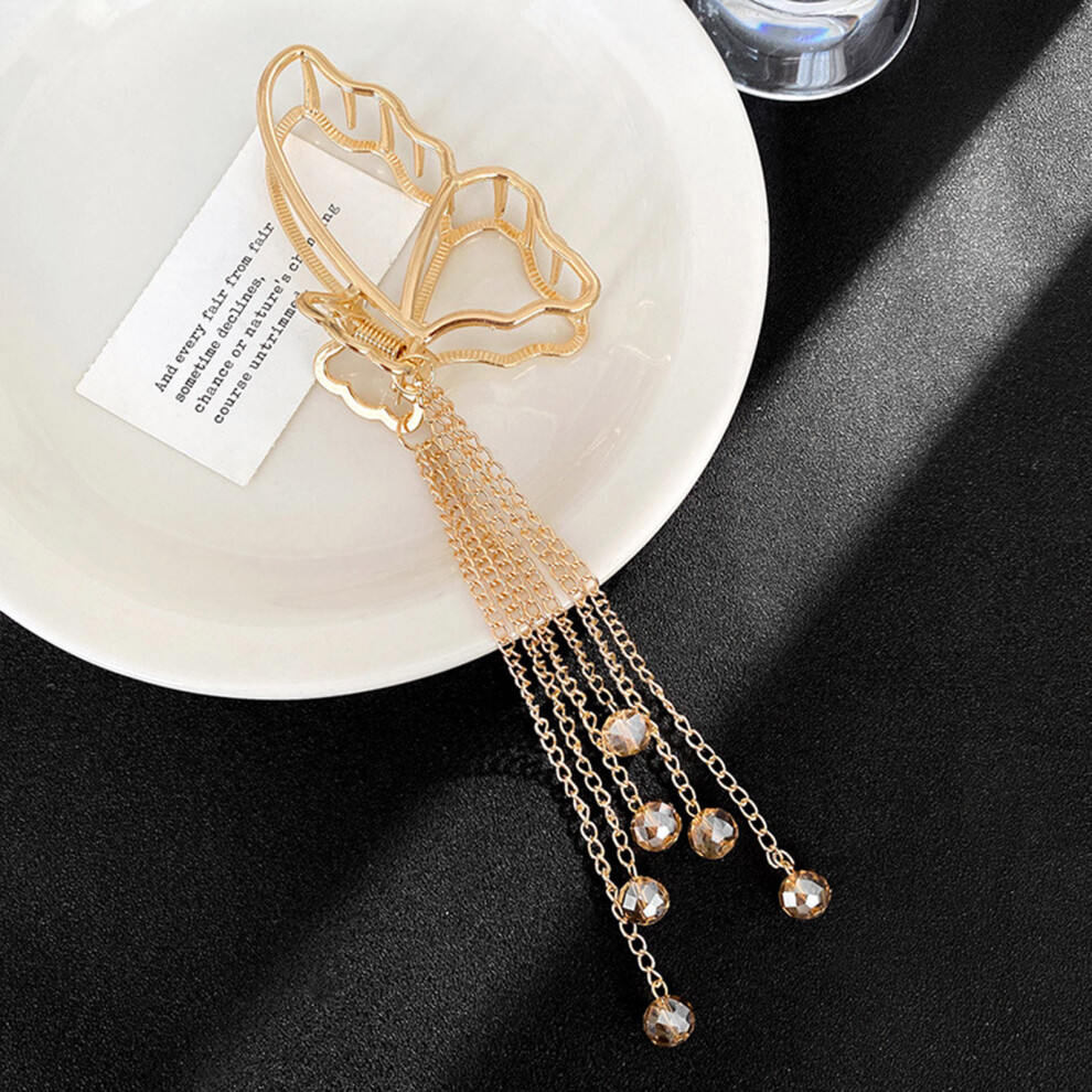 Dachuang Beauty (Butterfly Tassel) Pearl Tassel Hairpin - Stylish Clip For Women