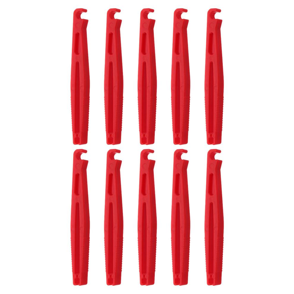 10Pcs Plastic Car Fuse Removal Tools, Automotive Fuse Puller Tool Red 3713122721810
