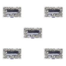 500Sets Zilveren Metalen Oogjeszetter Set Voor DIY Grommet Reparatie