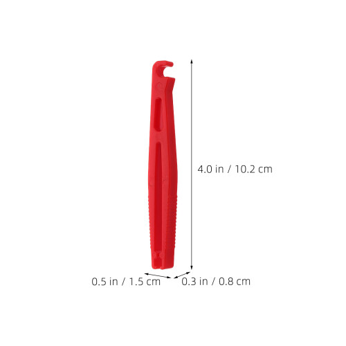 10Pcs Plastic Car Fuse Removal Tools, Red Automotive Fuse Puller Tool 1
